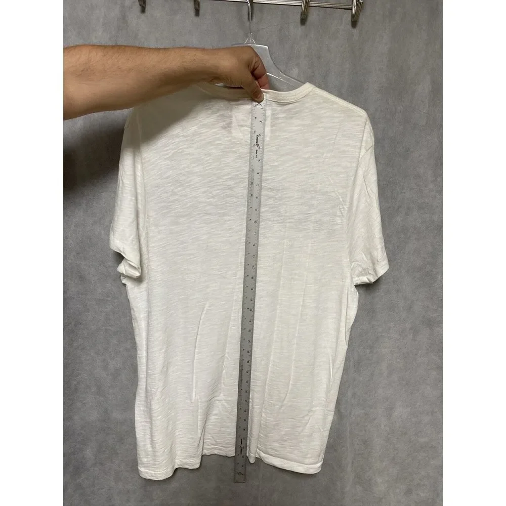 NWT True Religion Shirt Men 3XL White Spell Out Retro Streetwear Hip Hop VTG Y2K